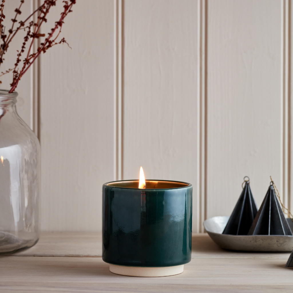 Forest Green Pot - Winter Thyme Candle