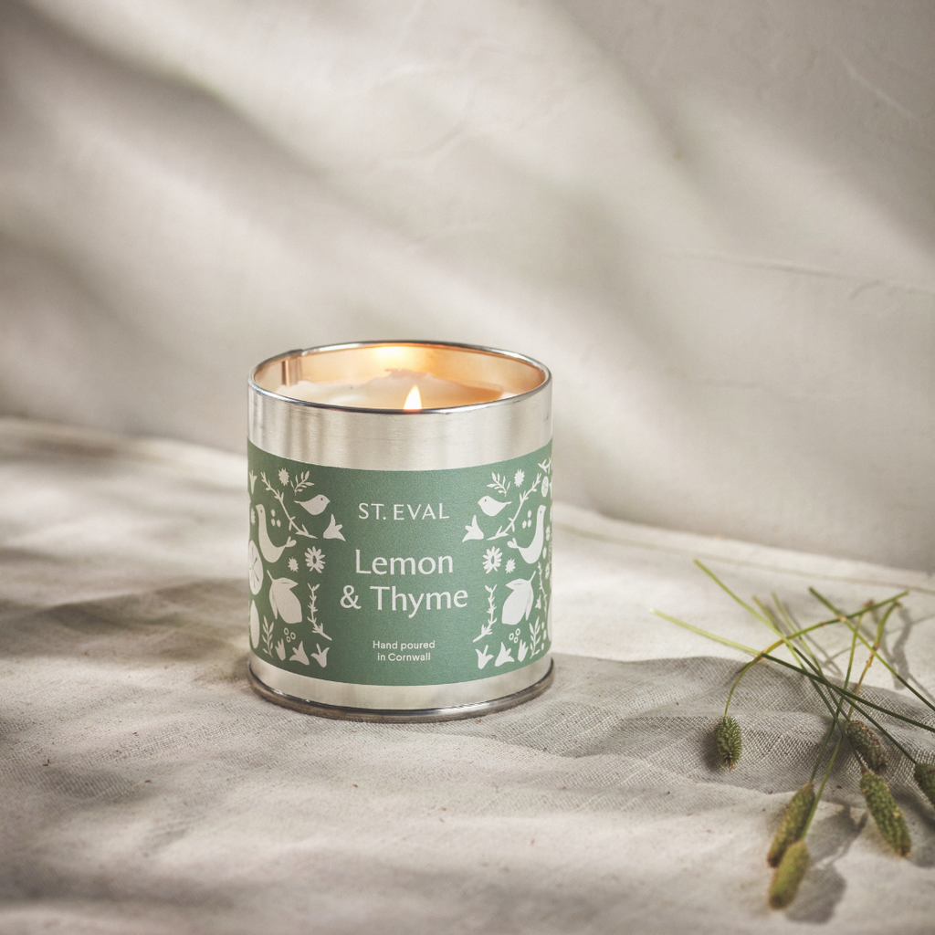 Summer Lemon & Thyme Candle in Tin