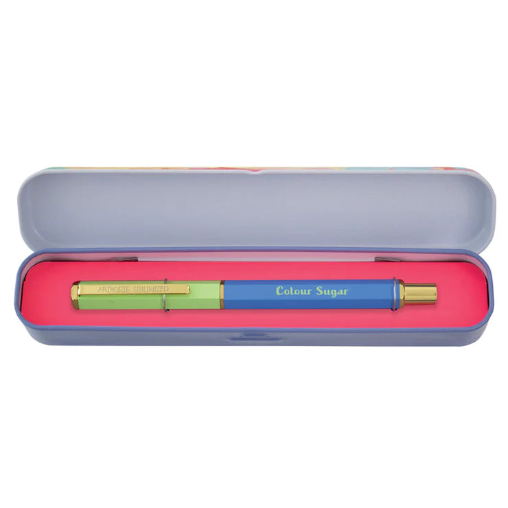 Arthouse Unlimited  Sugar Colour Ballpoint Pen & Tin