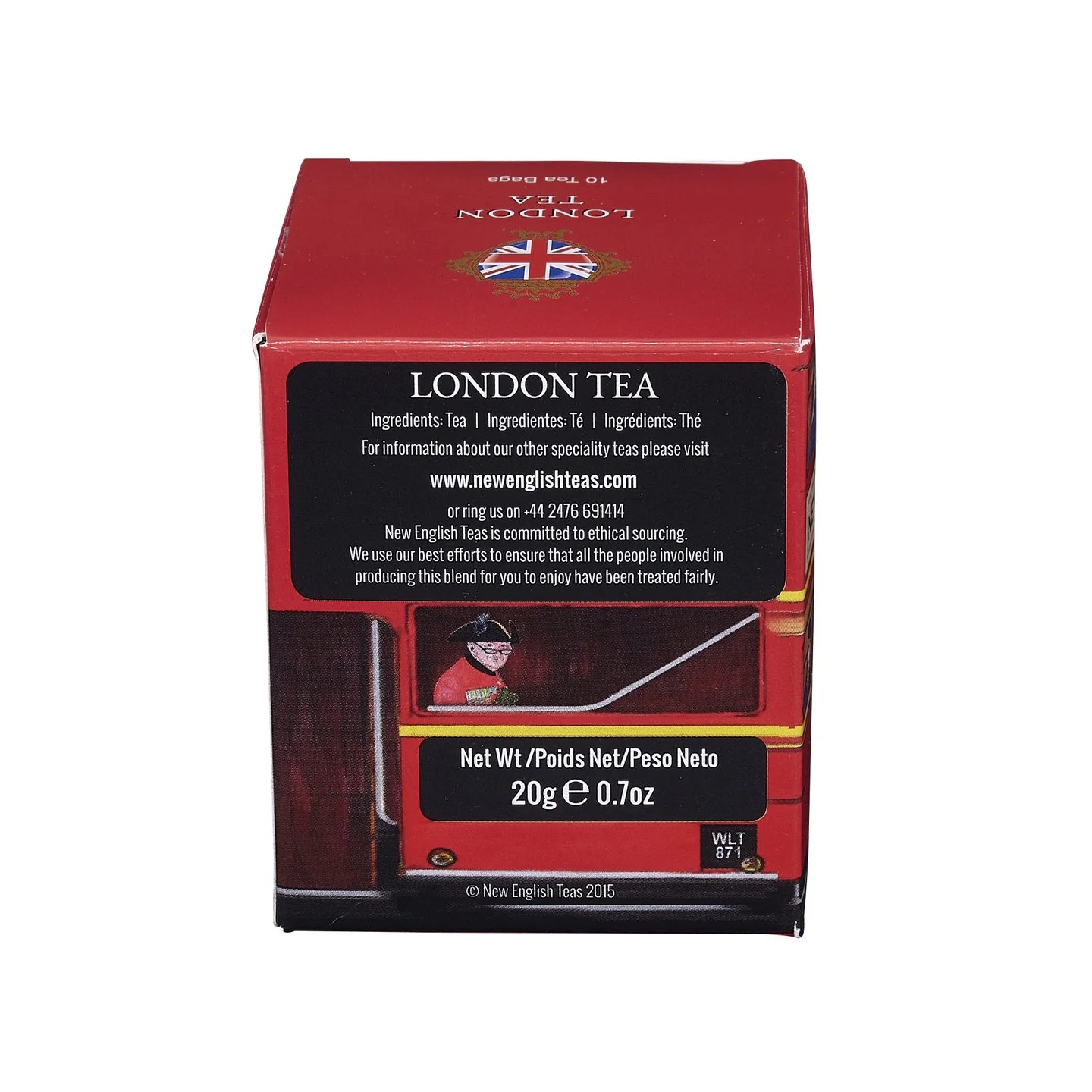 London Bus Tea Carton
