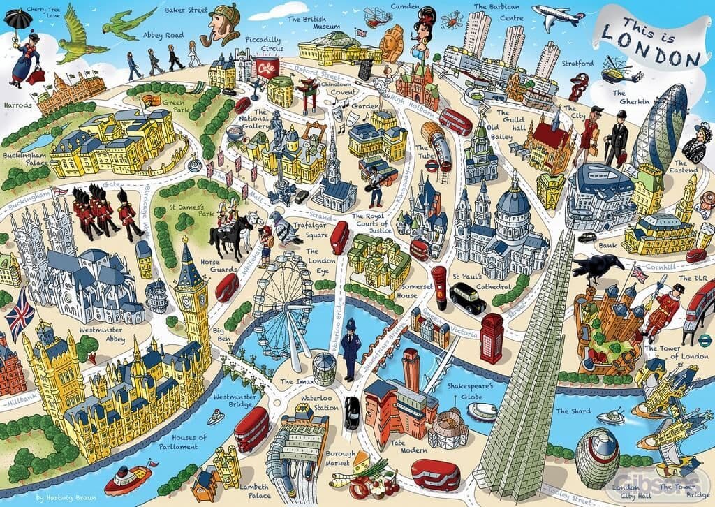 This is London 500 Piece Jigsaw