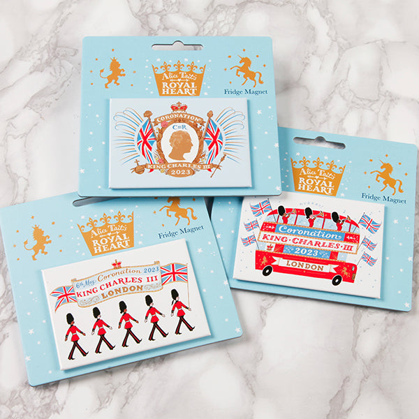 Coronation Crest Magnet by Alice Tait