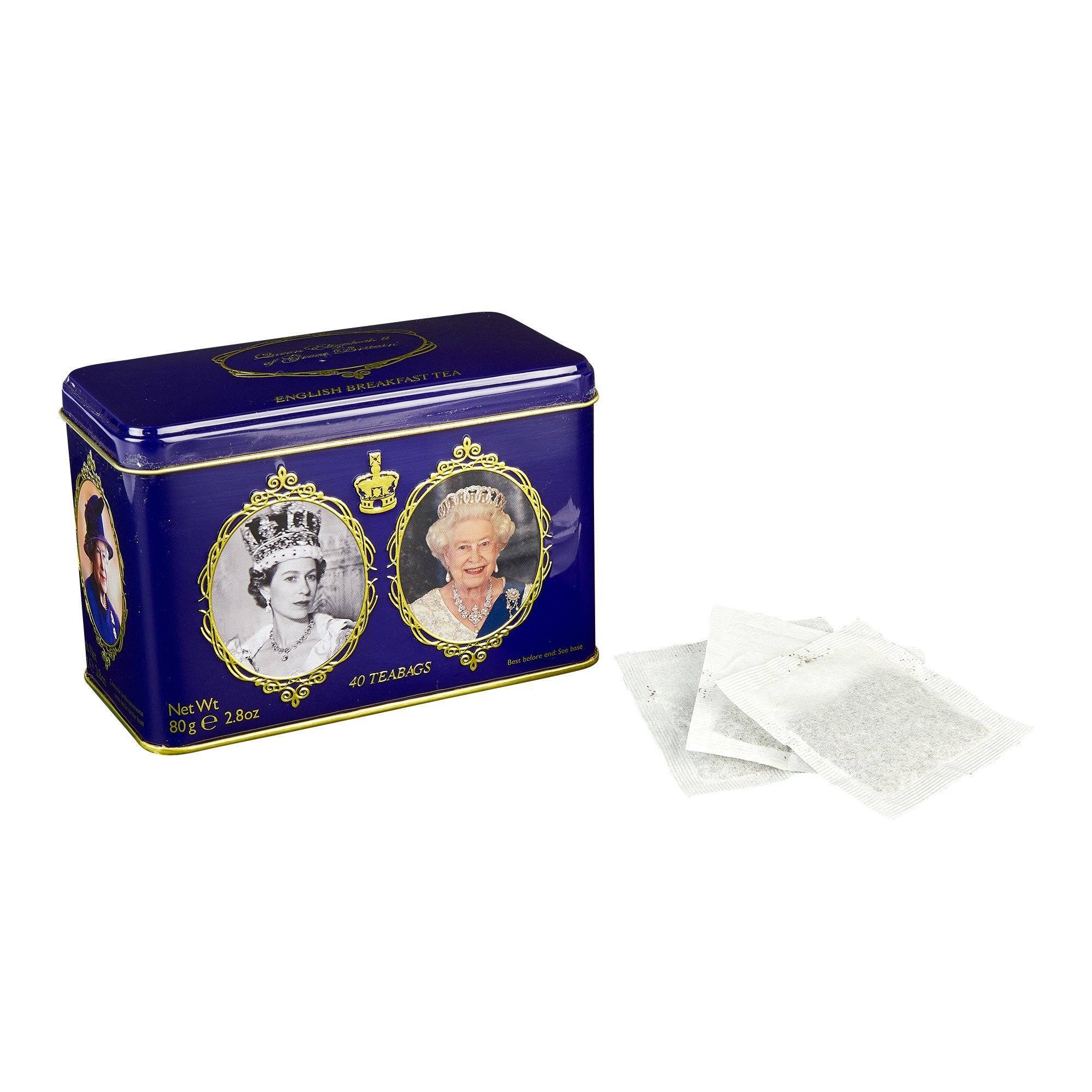 Queen Elizabeth II Tea Tin with Teabags